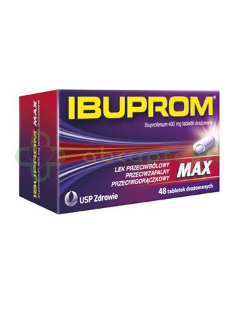Ibuprom Max, 48 tabletek