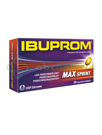 Ibuprom Max Sprint, 20 kapsułek