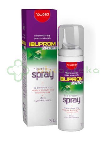 Ibuprom zatoki / Hipertonic spray, 50 ml