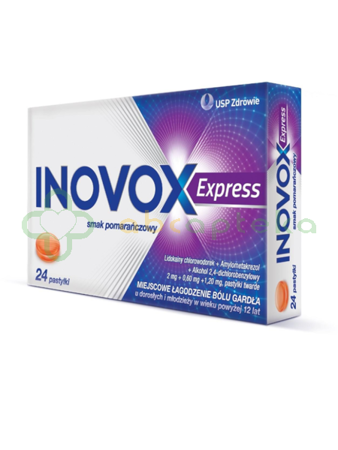 Inovox Express, smak pomarańczowy, 24 pastylki