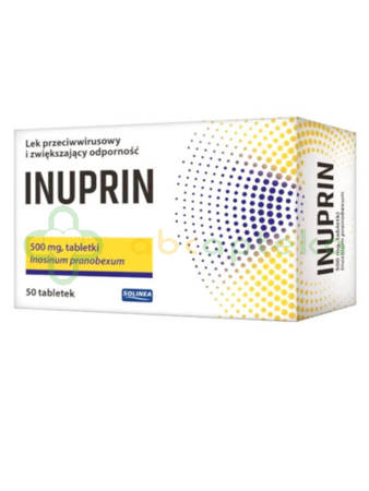 Inuprin 500 mg, 50 tabletek | DATA WAŻNOŚCI 28.02.2025