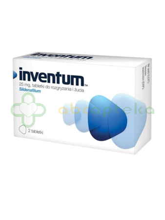 Inventum, 25 mg, 2 tabletki do rozgryzania, żucia