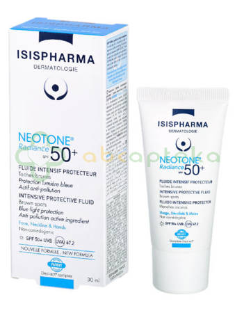 Isispharma Neotone Radiance, serum na dzień likwidujące przebarwienia skóry z filtrem SPF50+, 30 ml