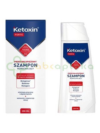 KETOXIN FORTE, szampon przeciwłupieżowy wzmacniający, 200 ml