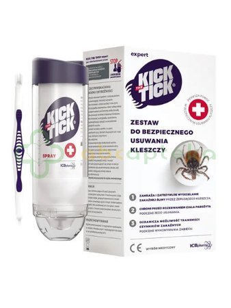 Kick The Tick expert, zestaw do bezpiecznego usuwania kleszczy, 1 sztuka