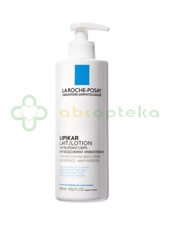 La Roche-Posay Lipikar Lait, Mleczko do ciała uzupełniające poziom lipidów., 400 ml