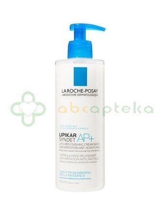 La Roche-Posay Lipikar Syndet AP+, krem myjący do ciała uzupełniający poziom lipidów, 400 ml