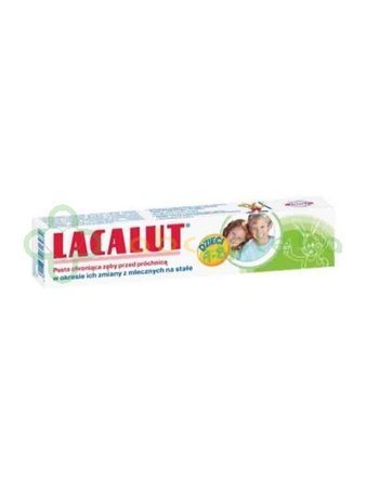 Lacalut, pasta do zębów dla dzieci 4-8 lat, 50 ml