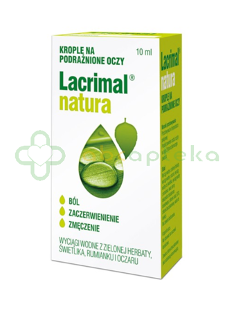 Lacrimal Natura, krople do oczu, 10 ml