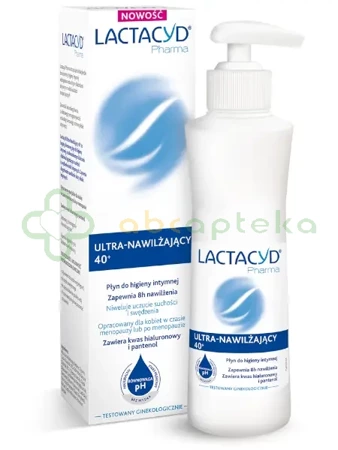 Lactacyd Pharma Ultra Nawilżający 40+, płyn do higieny intymnej,     250 ml