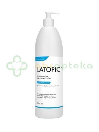 Latopic Żel do mycia ciała i włosów 1000 ml