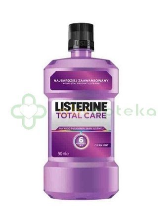 Listerine Total Care, płyn do płukania jamy ustnej, 2 x 500 ml