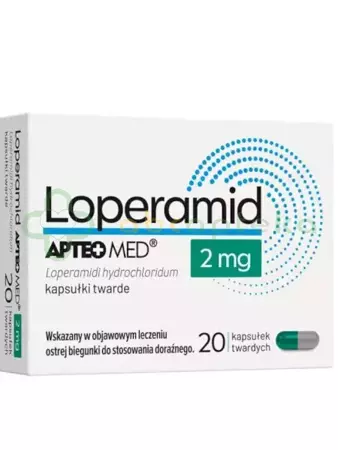 Loperamid 2 mg /APTEO MED 20 kapsułek