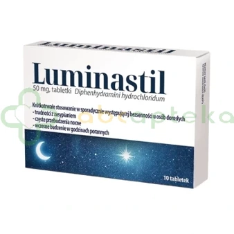 Luminastil 50 mg, 10 tabletek