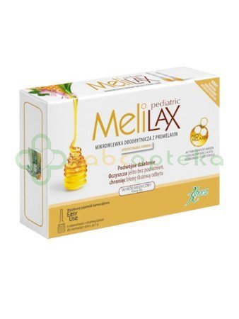 MELILAX PEDIATRIC Mikrowlewka doodbytnicza dla dzieci i niemowląt, 5 g x 6 sztuk