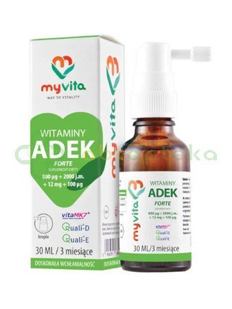 MYVITA Witamina ADEK Forte, krople, 30 ml