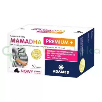 MamaDHA Premium +, 60 kapsułek