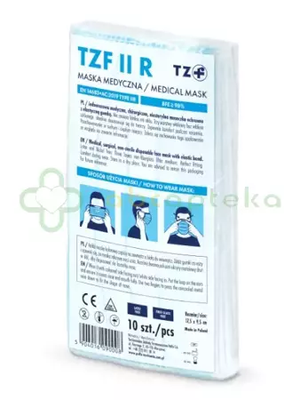 Maska medyczna TZF II R, 10 sztuk