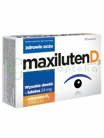 Maxiluten D3 30 tabletek