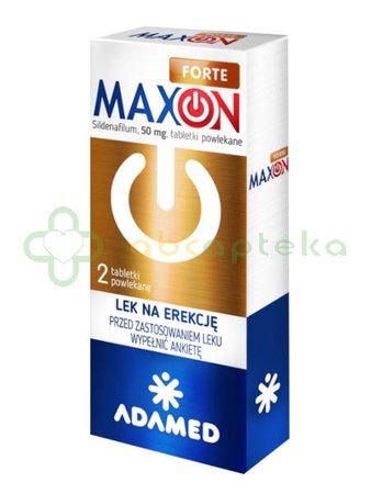 Maxon Forte 50 mg, 2 tabletki