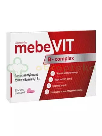 MebeVIT-B complex, 60 tabletek powlekanych