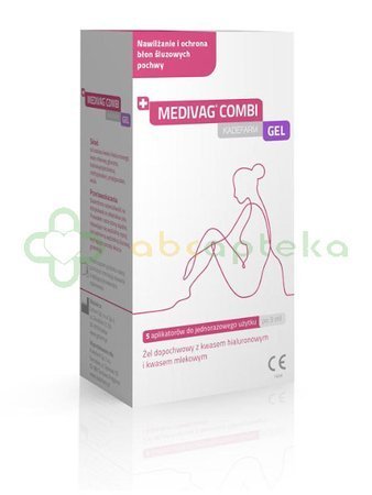 Medivag Combi Gel, żel dopochwowy, 5 aplikatorów po 5 ml, 1 sztuka