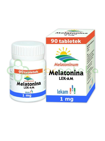 Melatonina LEK-AM, 1 mg, 90 tabletek