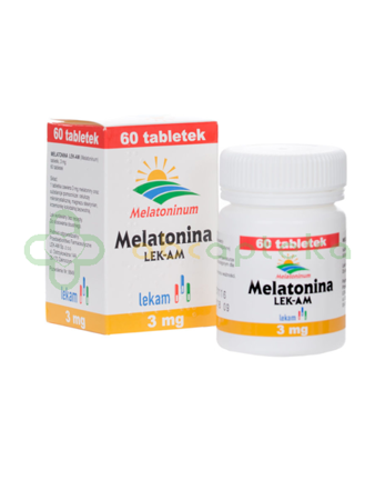 Melatonina LEK-AM, 3 mg, 60 tabletek