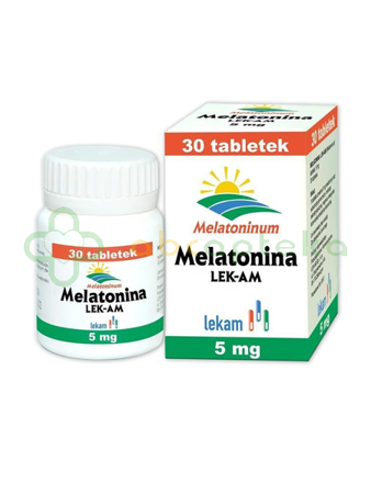 Melatonina LEK-AM, 5 mg, 30 tabletek