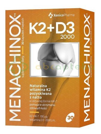 Menachinox K2+D3 2000 30 kapsułek