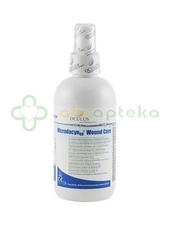 Microdacyn 60 Wound Care, elektrolizowany roztwór do leczenia ran, 250 ml