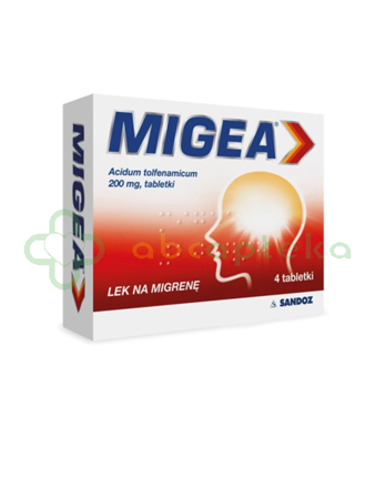 Migea, 200 mg, 4 tabletki