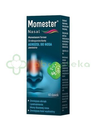 Momester Nasal aerozol do nosa 0,05 mg 60 dawek