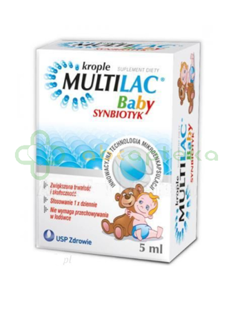 Multilac Baby synbiotyk krople 5 ml