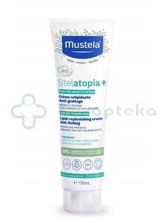 Mustela, Stelatopia+ Krem uzupełniający lipidy,  150 ml 