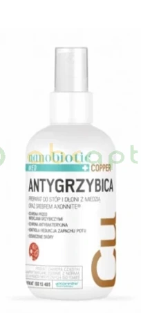 Nanobiotic Med Copper Antygrzybica Forte, spray, 75 ml