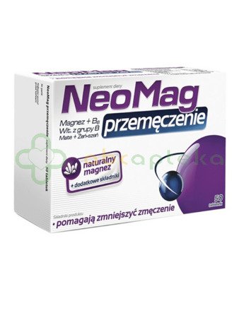 NeoMag Przemęczenie, 50 tabletek | DATA WAŻNOŚCI 