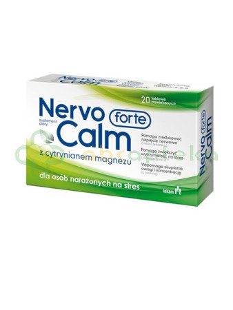 NervoCalm Forte 20 tabletek powlekanych