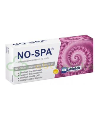 No-Spa, 40 mg, 40 tabletek