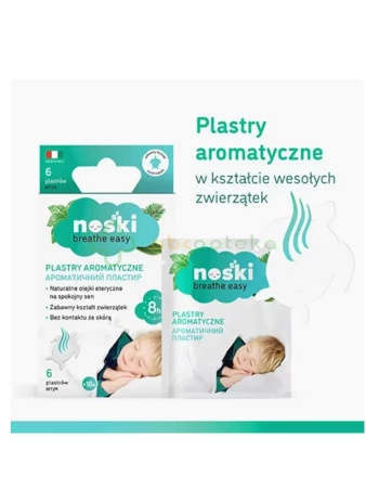 Noski plastry aromatyczne,  6 sztuk