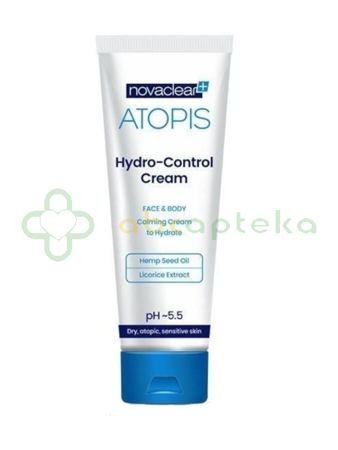 Novaclear Atopis Hydro-Control cream, krem natłuszczająco-nawilżający do twarzy i ciała, 250 ml