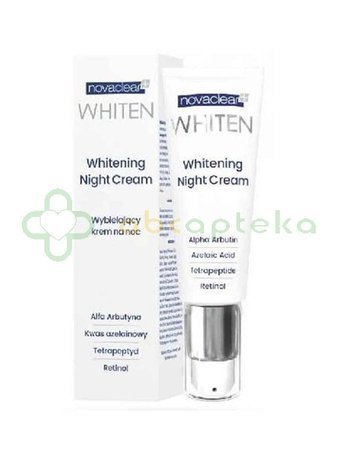 Novaclear Whiten, wybielający krem na noc, 50 ml