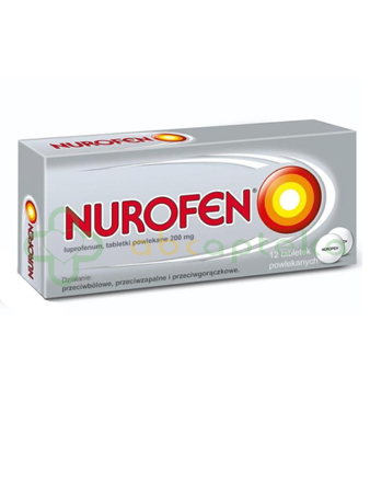 Nurofen, 200 mg, 12 tabletek