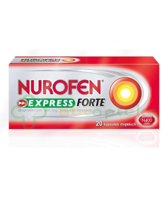 Nurofen Express Forte, 400 mg, 20 kapsułek