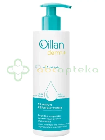 Oceanic Oillan Derm+,  Szampon keratolityczny, 180 ml