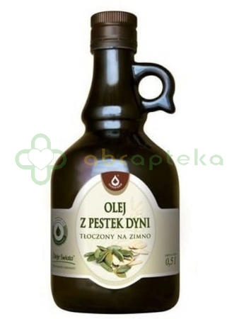 Olej z pestek dyni, tłoczony na zimno                 500 ml