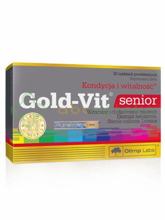 Olimp Gold-Vit Senior,              30 tabletek | DATA WAŻNOŚCI 22.03.2025