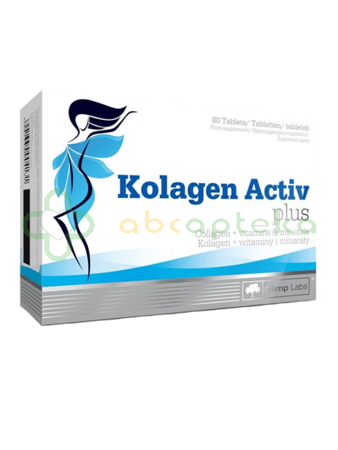 Olimp Kolagen Activ Plus, smak cytrusowy, 80 tabletek