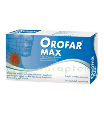 Orofar Max, 20 pastylek 