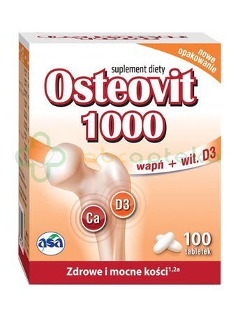 Osteovit 1000 mg, 100 tabletek